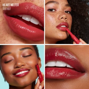 kaja heart melter lip gloss stick 01 too hot 1