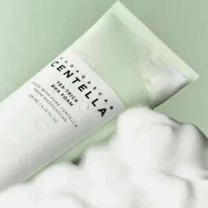 skin1004 madagascar centella tea trica bha foam 125ml 2